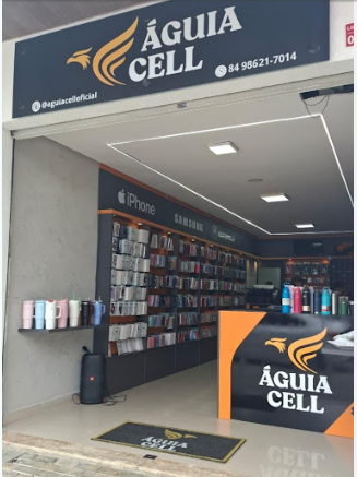 Interior da loja Águia Cell